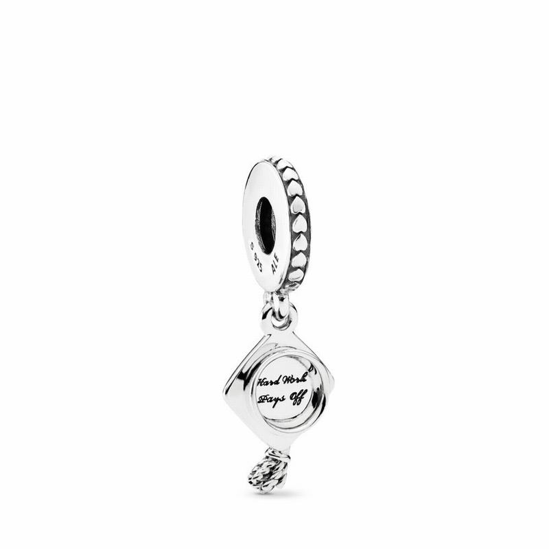 Pandora Graduation Dangle Charm - Sterling Silver - Canada | NG5986VD